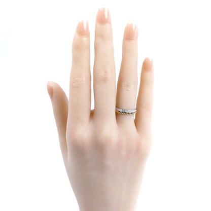 Boucheron ブシュロン K18YG/WG キャトル ラディアント ハーフ フルパヴェ リング・指輪 JAL00134 ダイヤモンド 9号 49 3.3g レディース【中古】【美品】