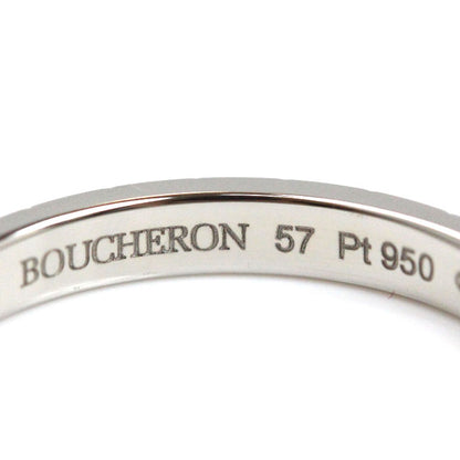 Boucheron ブシュロン Pt950プラチナ クルドパリ ミディアム リング・指輪 JAL00109 16.5号 57 5.3g ユニセックス【中古】【美品】