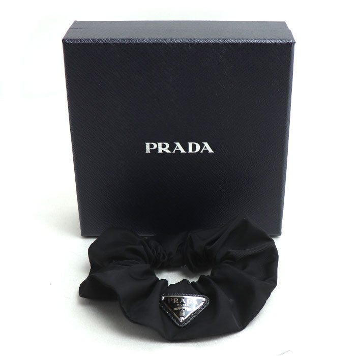 PRADA プラダ リサイクルナイロン ヘアアクセサリー シュシュ 1F015 2DMI F0002 レディース【中古】【美品】
