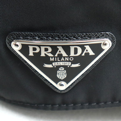 PRADA プラダ Re Nylon リ ナイロン キャップ ブラック 2HC274 2DMI F0002 XXL ユニセックス【中古】【美品】