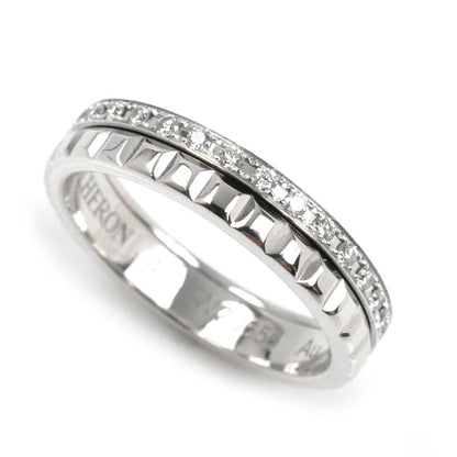 Boucheron ブシュロン K18WG ホワイトゴールド キャトル ラディアント クルドパリ リング・指輪 JAL00281 ダイヤモンド 7号 47 3.4g レディース【中古】【美品】