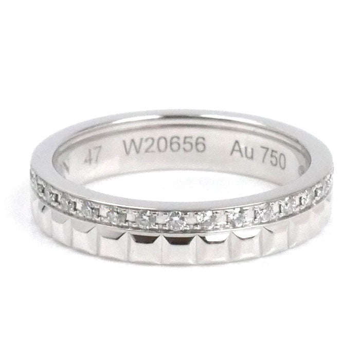 Boucheron ブシュロン K18WG ホワイトゴールド キャトル ラディアント クルドパリ リング・指輪 JAL00281 ダイヤモンド 7号 47 3.4g レディース【中古】【美品】