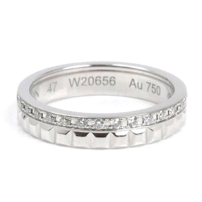 Boucheron ブシュロン K18WG ホワイトゴールド キャトル ラディアント クルドパリ リング・指輪 JAL00281 ダイヤモンド 7号 47 3.4g レディース【中古】【美品】