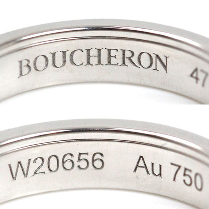 Boucheron ブシュロン K18WG ホワイトゴールド キャトル ラディアント クルドパリ リング・指輪 JAL00281 ダイヤモンド 7号 47 3.4g レディース【中古】【美品】