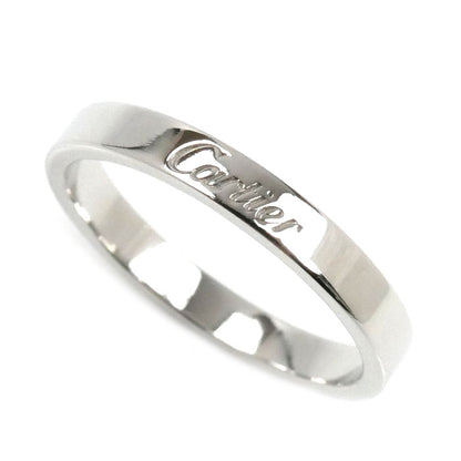CARTIER カルティエ Pt950プラチナ エングレーブド リング リング・指輪 B4054058 17.5号 58 5.6g レディース【中古】【美品】
