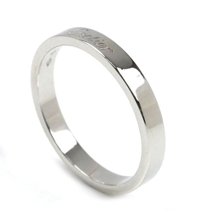 CARTIER カルティエ Pt950プラチナ エングレーブド リング リング・指輪 B4054058 17.5号 58 5.6g レディース【中古】【美品】