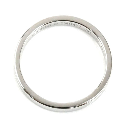 CARTIER カルティエ Pt950プラチナ エングレーブド リング リング・指輪 B4054058 17.5号 58 5.6g レディース【中古】【美品】