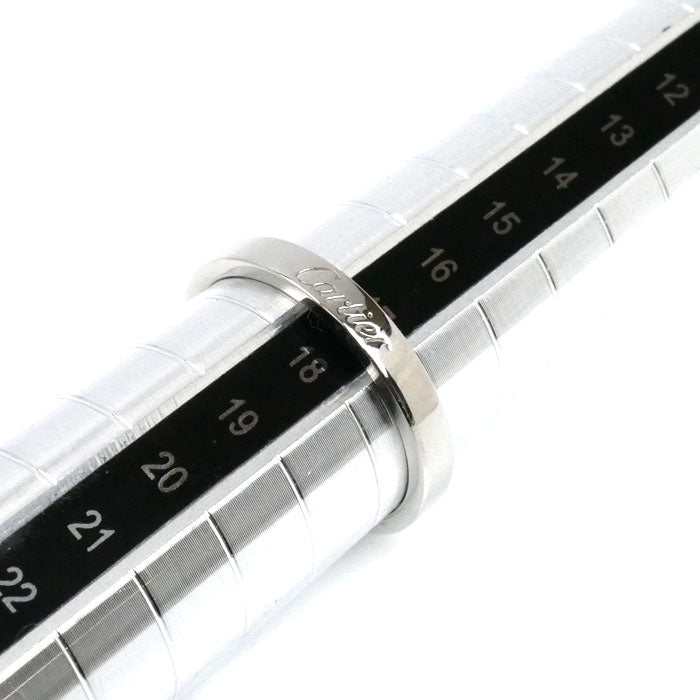 CARTIER カルティエ Pt950プラチナ エングレーブド リング リング・指輪 B4054058 17.5号 58 5.6g レディース【中古】【美品】