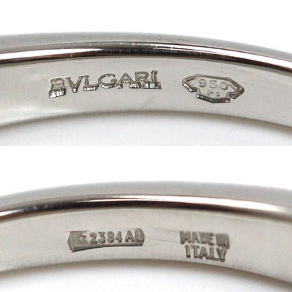 BVLGARI ブルガリ Pt950プラチナ コロナ ウェディング 7P ダイヤ リング・指輪 ダイヤモンド 9号 4.0g レディース【中古】【美品】