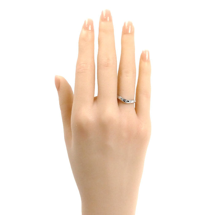 BVLGARI ブルガリ Pt950プラチナ コロナ ウェディング 7P ダイヤ リング・指輪 ダイヤモンド 9号 4.0g レディース【中古】【美品】