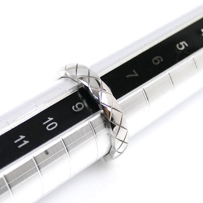 CHANEL シャネル K18WG ホワイトゴールド ココクラッシュ ミニ リング・指輪 J11793 9号 49 3.8g レディース【中古】