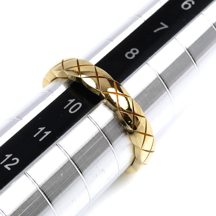 CHANEL シャネル K18YG イエローゴールド ココクラッシュ リング・指輪 J11794 9.5号 50 3.8g レディース【中古】