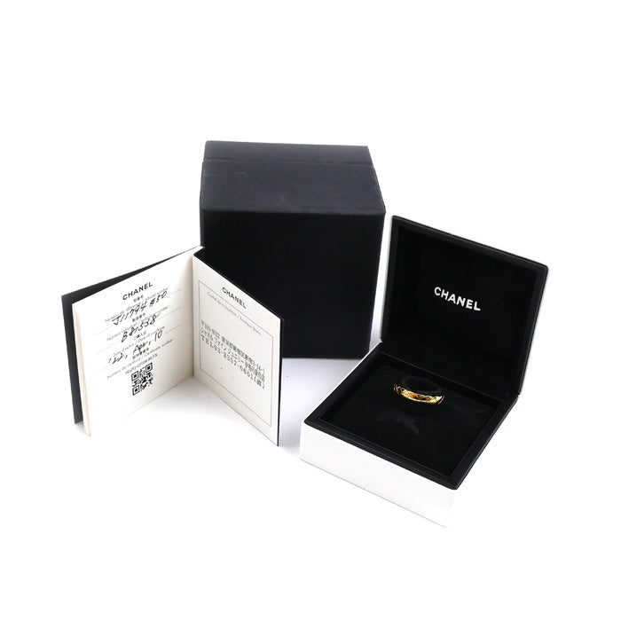 CHANEL シャネル K18YG イエローゴールド ココクラッシュ リング・指輪 J11794 9.5号 50 3.8g レディース【中古】