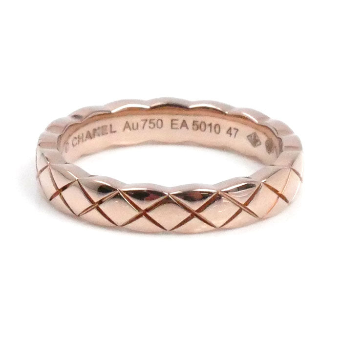 CHANEL シャネル K18BG ココクラッシュ リング・指輪 J11785 7号 47 3.5g レディース【中古】【美品】
