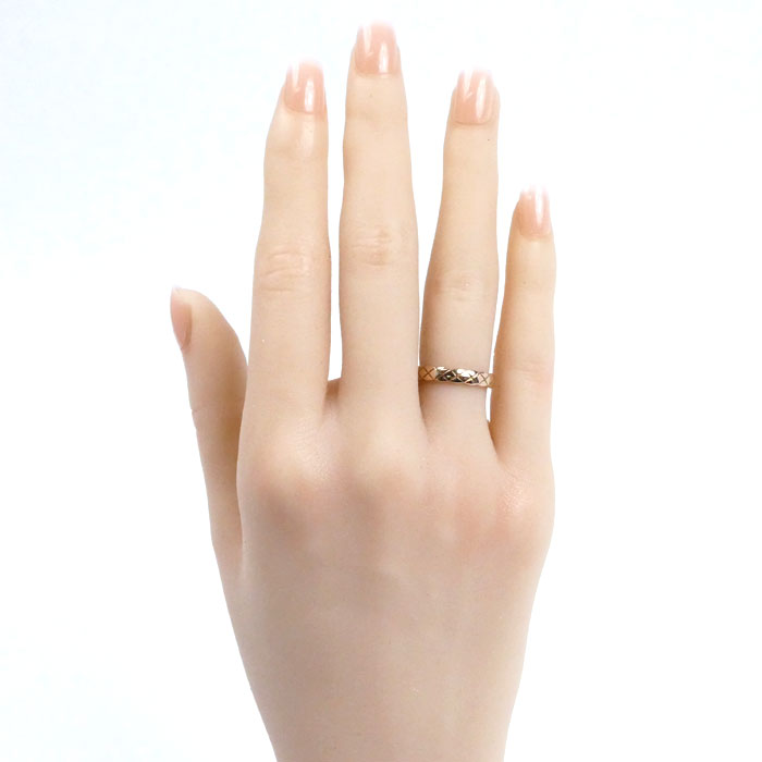 CHANEL シャネル K18BG ココクラッシュ リング・指輪 J11785 7号 47 3.5g レディース【中古】【美品】