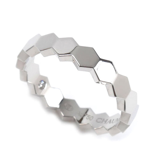 Chaumet ショーメ K18WG ホワイトゴールド ビーマイラブ ハニカム リング・指輪 083358 14号 54 4.5g レディース【中古】【美品】