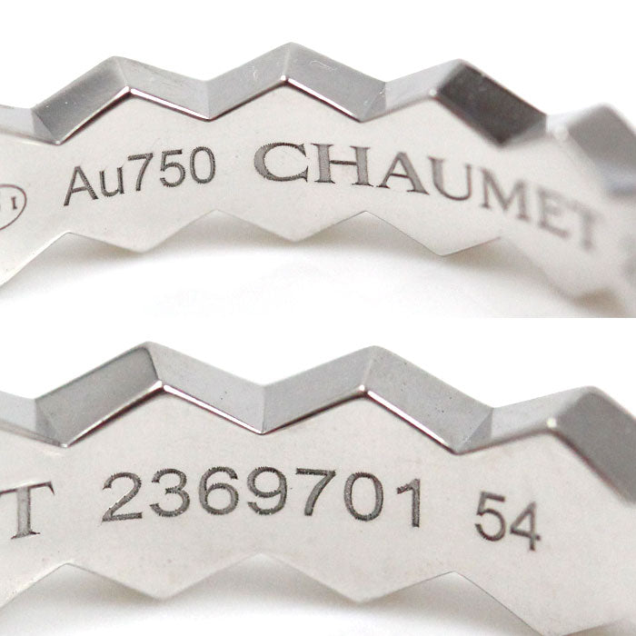 Chaumet ショーメ K18WG ホワイトゴールド ビーマイラブ ハニカム リング・指輪 083358 14号 54 4.5g レディース【中古】【美品】