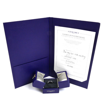 Chaumet ショーメ K18WG ホワイトゴールド ビーマイラブ ハニカム リング・指輪 083358 14号 54 4.5g レディース【中古】【美品】