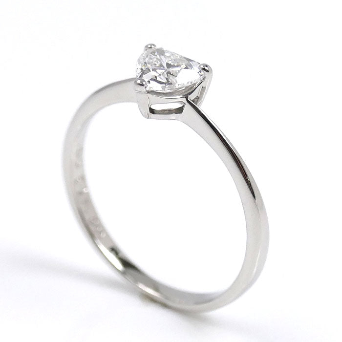 ROYAL ASSCHER Pt900プラチナ ハートシェイプ リング・指輪 ダイヤモンド0.50ct 12号 2.3g レディース【中古】【美品】
