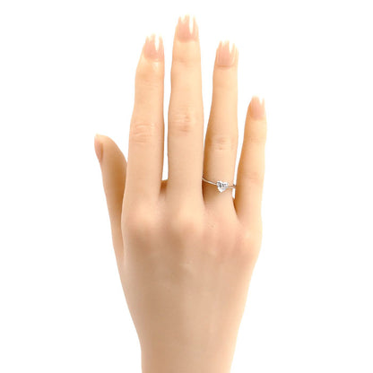 ROYAL ASSCHER Pt900プラチナ ハートシェイプ リング・指輪 ダイヤモンド0.50ct 12号 2.3g レディース【中古】【美品】
