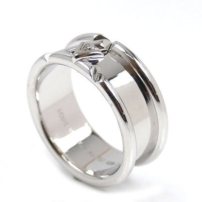 LOUIS VUITTON ルイ・ヴィトン K18WG ホワイトゴールド リング LV ヴォルト ワン リング・指輪 Q9O59 ダイヤモンド 12.7g メンズ【中古】