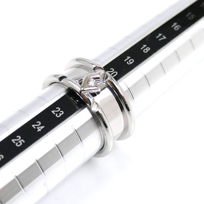 LOUIS VUITTON ルイ・ヴィトン K18WG ホワイトゴールド リング LV ヴォルト ワン リング・指輪 Q9O59 ダイヤモンド 12.7g メンズ【中古】