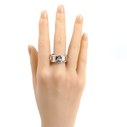 LOUIS VUITTON ルイ・ヴィトン K18WG ホワイトゴールド リング LV ヴォルト ワン リング・指輪 Q9O59 ダイヤモンド 12.7g メンズ【中古】