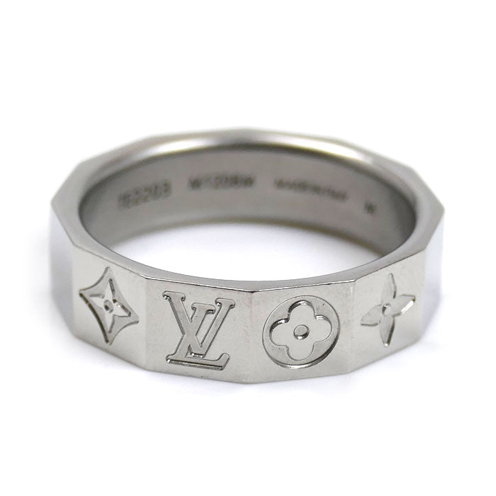 LOUIS VUITTON ルイ・ヴィトン メタル モノグラム キューブ リング・指輪 M1208M TE2203 20号 メンズ【中古】