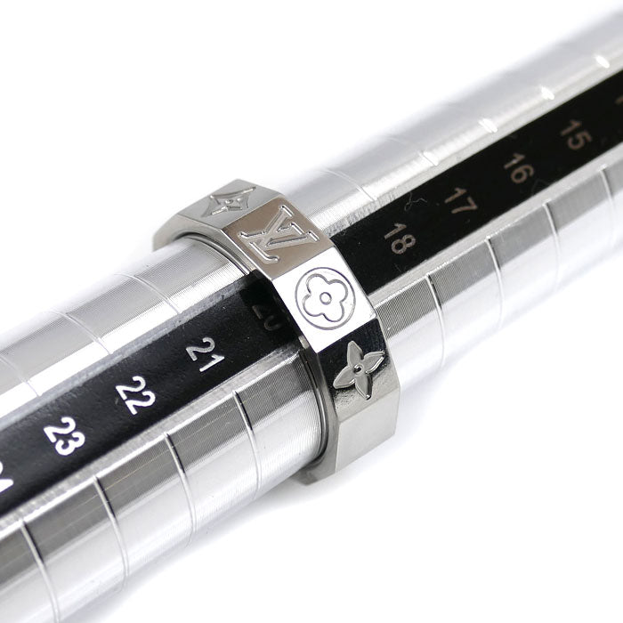 LOUIS VUITTON ルイ・ヴィトン メタル モノグラム キューブ リング・指輪 M1208M TE2203 20号 メンズ【中古】