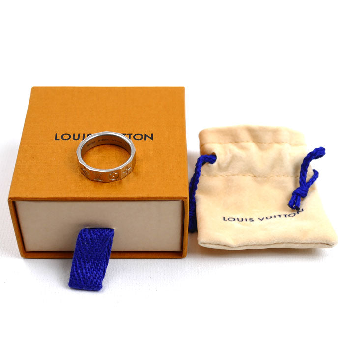 LOUIS VUITTON ルイ・ヴィトン メタル モノグラム キューブ リング・指輪 M1208M TE2203 20号 メンズ【中古】