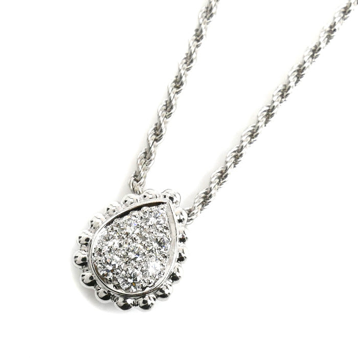 Boucheron ブシュロン K18WG ホワイトゴールド セルパンボエム エクストラスモール ネックレス JPN00612 ダイヤモンド 4.6g 38/42/44cm レディース【中古】