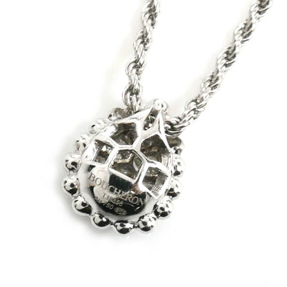 Boucheron ブシュロン K18WG ホワイトゴールド セルパンボエム エクストラスモール ネックレス JPN00612 ダイヤモンド 4.6g 38/42/44cm レディース【中古】