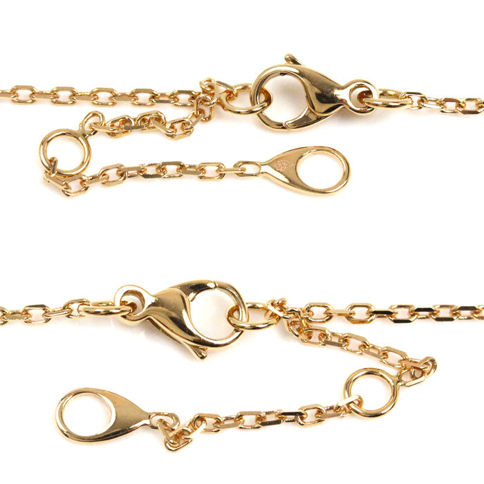 Chaumet ショーメ K18PG ピンクゴールド ジュ ドゥ リアン ダイヤ ネックレス 082216-000 ダイヤモンド 4.4g 38/40/42cm レディース【中古】