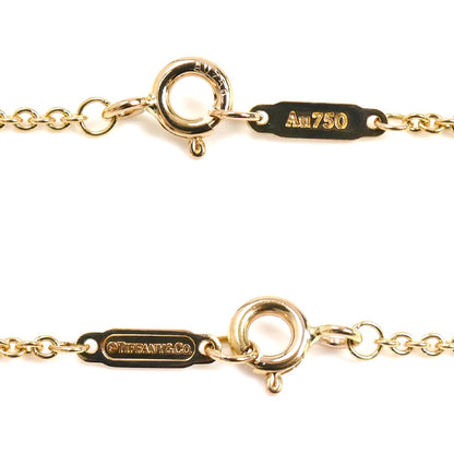 TIFFANY&Co. ティファニー K18PG ピンクゴールド タグ チェーン ミニ ネックレス 4.3g 46cm レディース【中古】【美品】