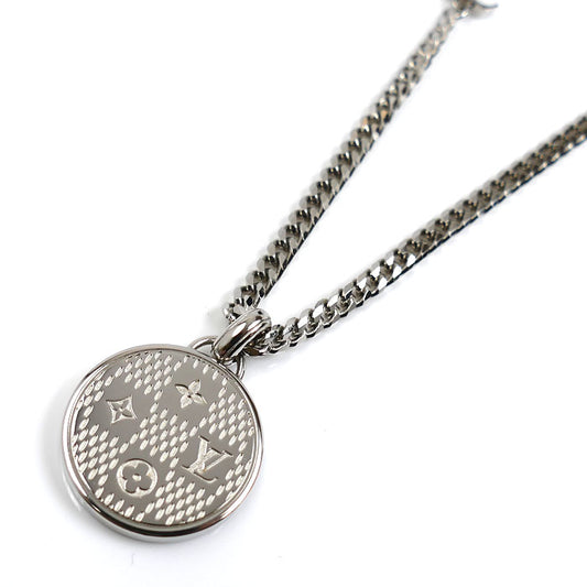 LOUIS VUITTON ルイ・ヴィトン GP ダミエステープル ネックレス M02446 LE1295 55cm メンズ【中古】