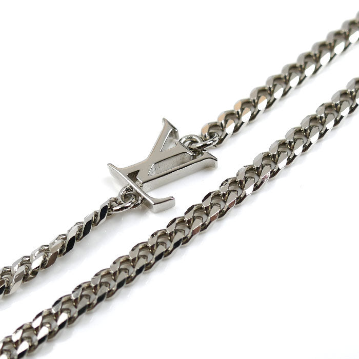 LOUIS VUITTON ルイ・ヴィトン GP ダミエステープル ネックレス M02446 LE1295 55cm メンズ【中古】