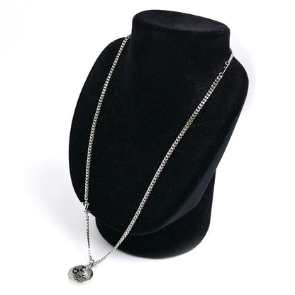 LOUIS VUITTON ルイ・ヴィトン GP ダミエステープル ネックレス M02446 LE1295 55cm メンズ【中古】