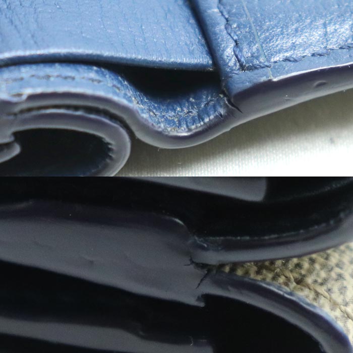 GUCCI グッチ GG ディテール付き GG 三つ折りウォレット 三つ折り財布 ベージュ ブルー 769225 ユニセックス【中古】