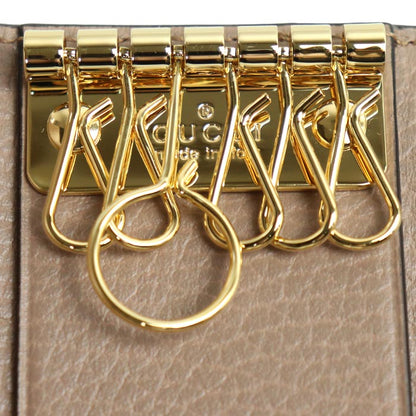 GUCCI グッチ ダブルG バイカラー キーケース キーケース ピンク ベージュ 456118 レディース【中古】【美品】