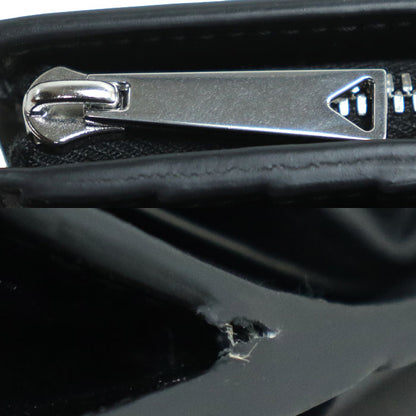 BOTTEGAVENETA ボッテガヴェネタ スモール カセット 二つ折りファスナーウォレット 二つ折り財布 ブラック 819207VBWD28803 メンズ【中古】【美品】