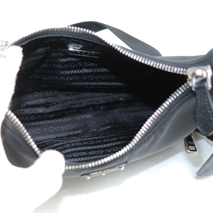 PRADA プラダ Re-Edition 2005 Re-Nylon バッグ 2Wayショルダーバッグ ブラック 1BH204 レディース【中古】