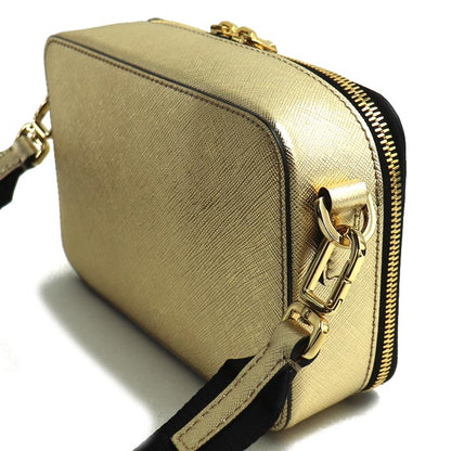 PRADA プラダ ブリック サフィアーノレザー ショルダーバッグ ショルダーバッグ ゴールド 2VH070 レディース【中古】【美品】