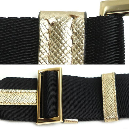 PRADA プラダ ブリック サフィアーノレザー ショルダーバッグ ショルダーバッグ ゴールド 2VH070 レディース【中古】【美品】