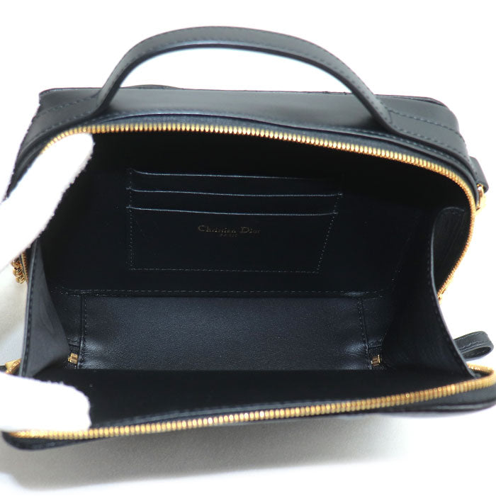 Dior ディオール マクロカナージュ カロ ボックスバッグ 2Wayショルダーバッグ ブラック S5140UNGX_M900 レディース【中古】【美品】
