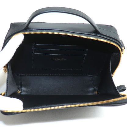 Dior ディオール マクロカナージュ カロ ボックスバッグ 2Wayショルダーバッグ ブラック S5140UNGX_M900 レディース【中古】【美品】