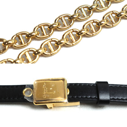 Dior ディオール マクロカナージュ カロ ボックスバッグ 2Wayショルダーバッグ ブラック S5140UNGX_M900 レディース【中古】【美品】