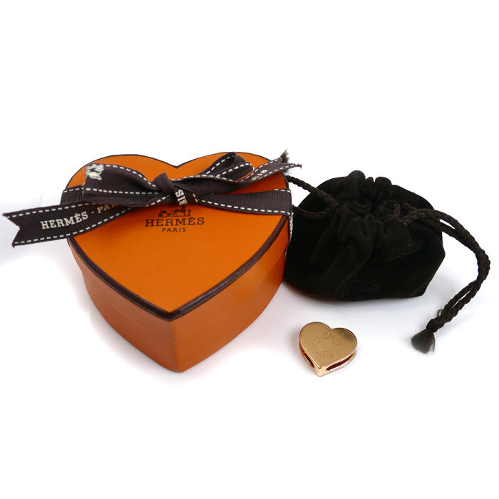 HERMES エルメス GP ミニ クールハート スカーフリング レディース【中古】【美品】