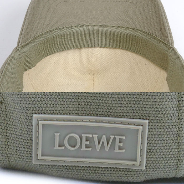 LOEWE ロエベ アナグラム キャップ グレー シェルグレー K820AA2X01 
ONESIZE ユニセックス【中古】【美品】