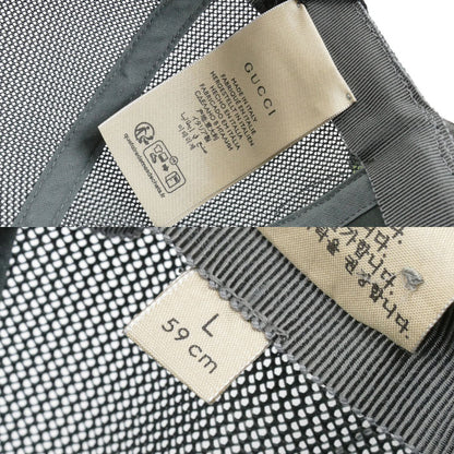 GUCCI グッチ GGスプリーム ベースボールキャップ キャップ グレー 733927 4HAXN 8761 L ユニセックス【中古】【美品】