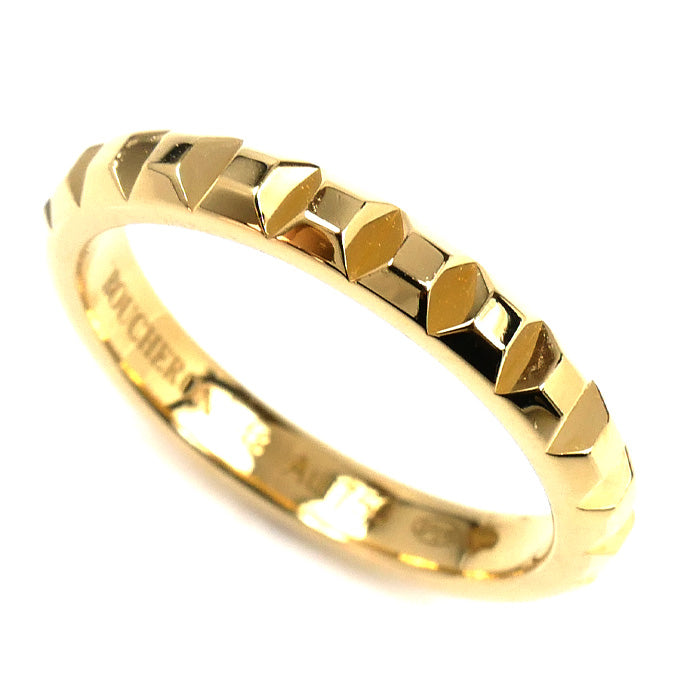 Boucheron ブシュロン K18YG イエローゴールド クルドパリ ミディアム リング・指輪 JAL00008 8号 48 3.3g レディース【中古】